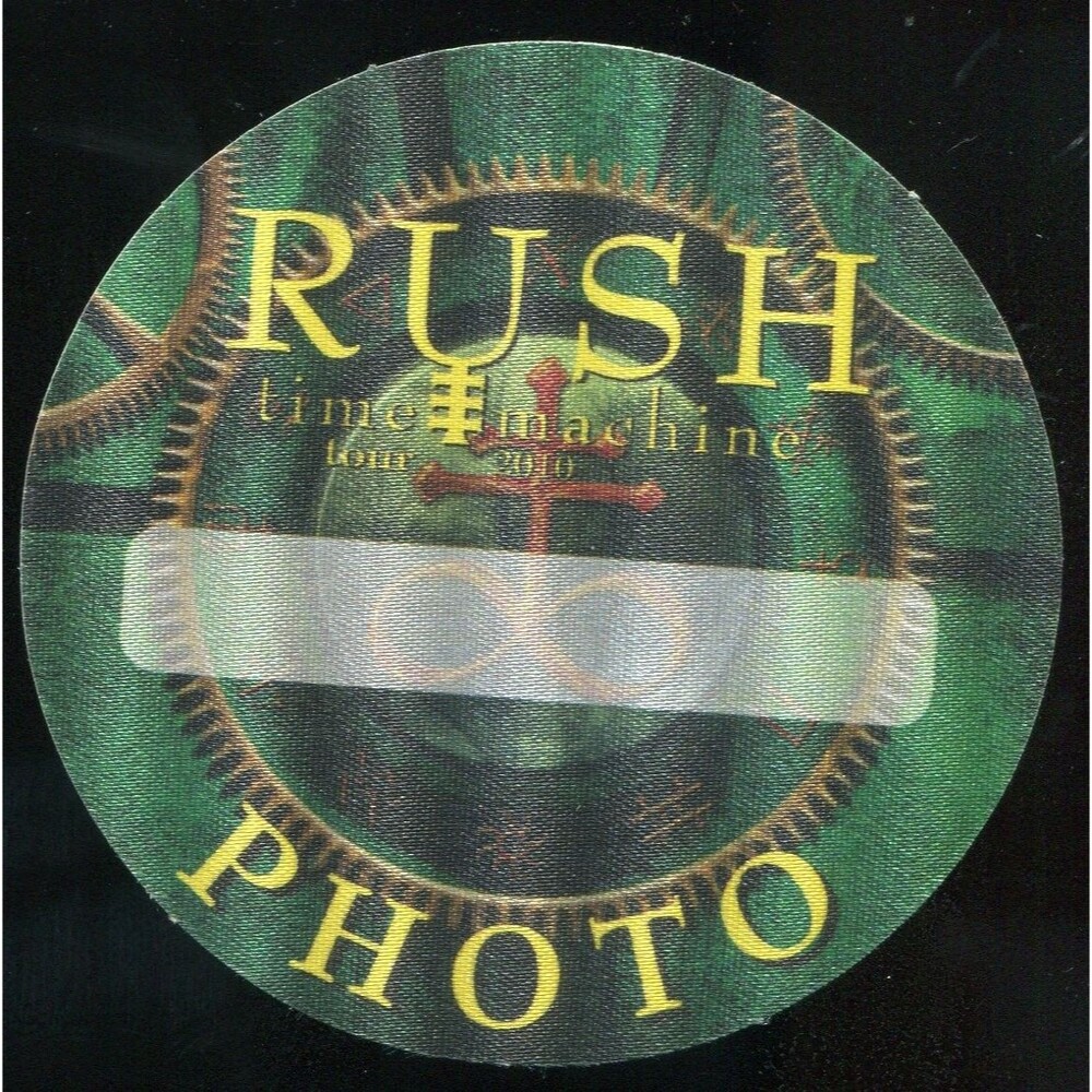 2010 Rush Concert Backstage Pass Photo